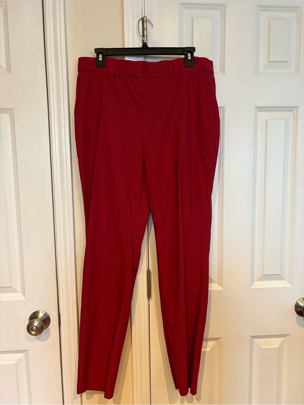 Rafaella Slim Red Dress Pants